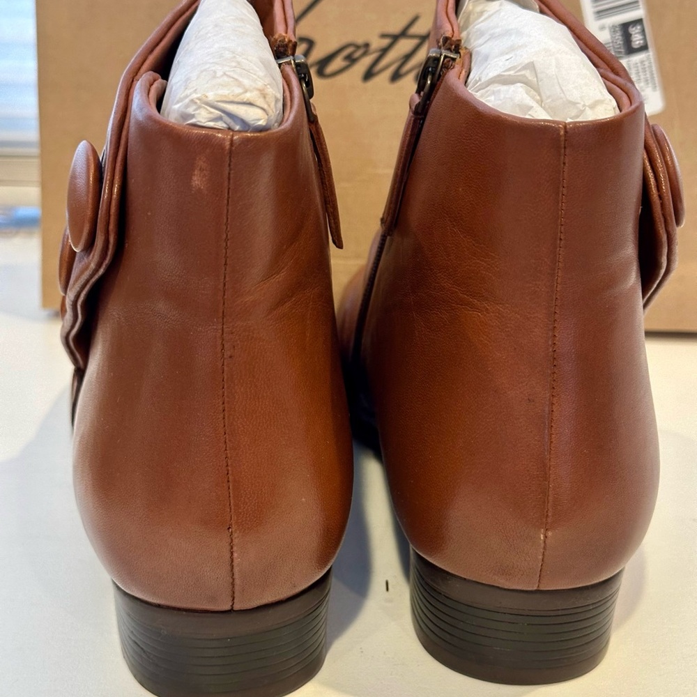 Trotters Mila Leather Ankle Boots Women’s size 10.5W NWT - Picture 3 of 7